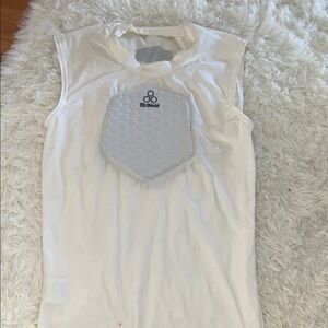 Men's MCDAVID CHEST PROTECTOR White Padded Tank Top